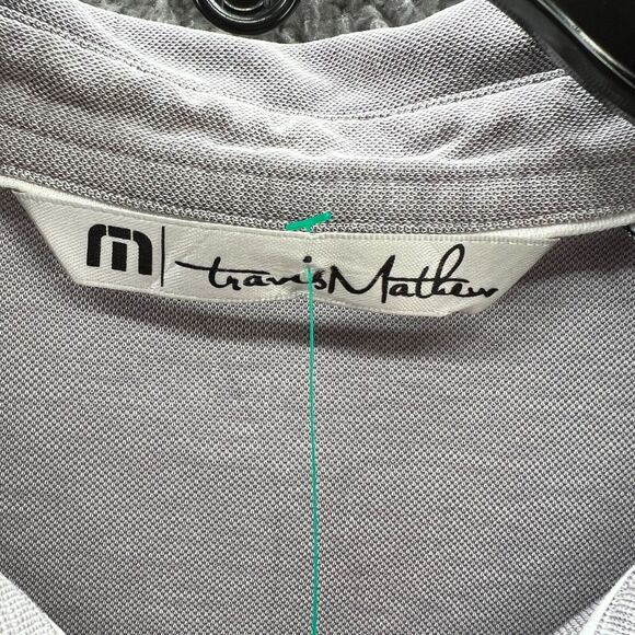Travis Matthew Golf Polo Shirt Mens Large Gray Short Sleeve L - Picture 12 of 13